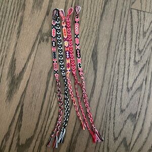 Bundle of 5 embroidery friendship bracelets